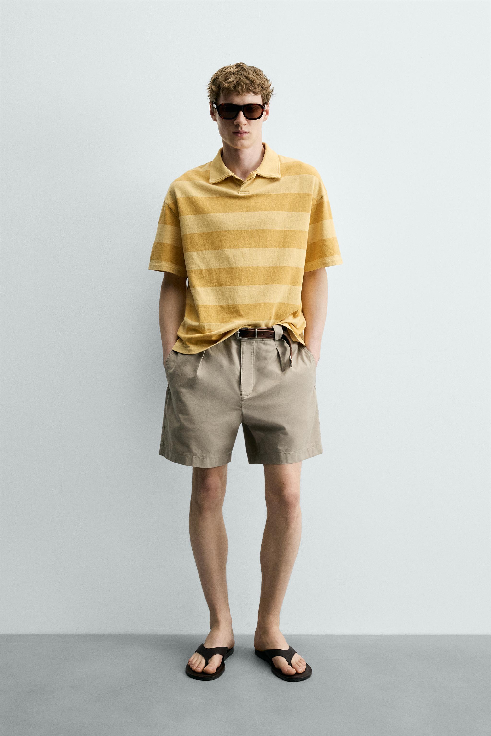 POLO RELAXED FIT À RAYURES